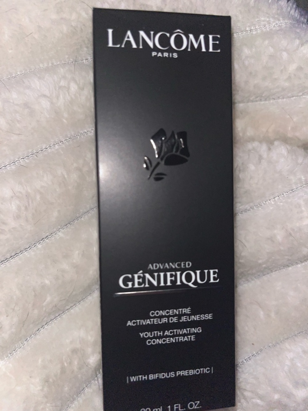 Lancôme Black Glossy Box with White Logo